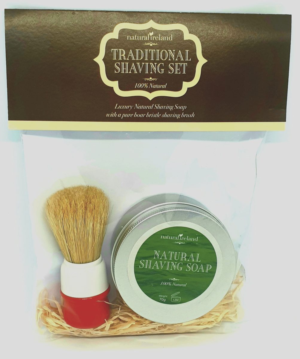 Teenage Starter Shaving Kit with Natural Shaving Soap