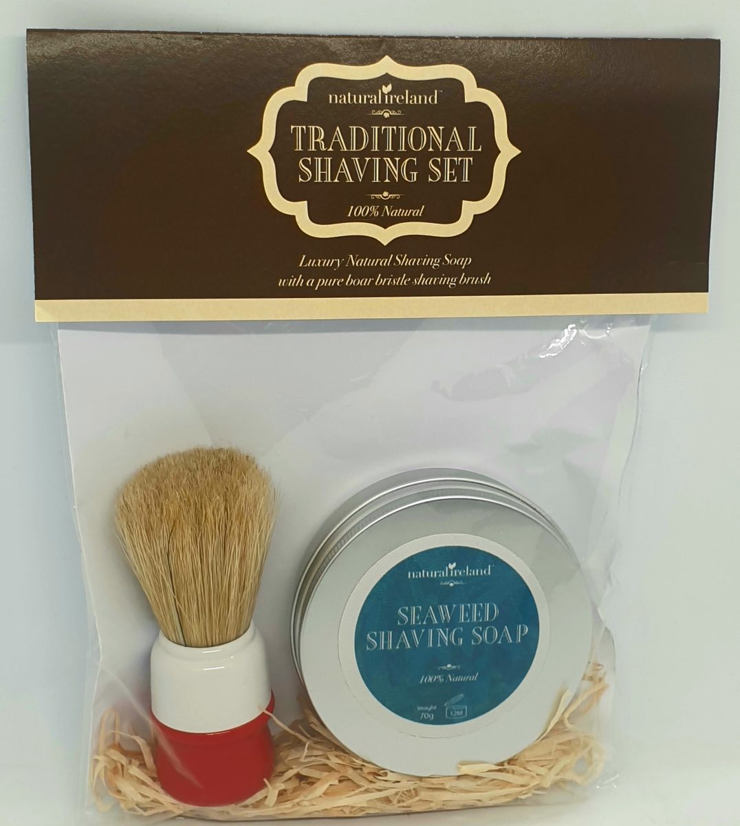 Teenage Starter Shaving Kit with Seaweed Shaving Soap