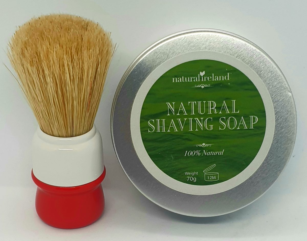 Teenage Starter Shaving Kit with Natural Shaving Soap